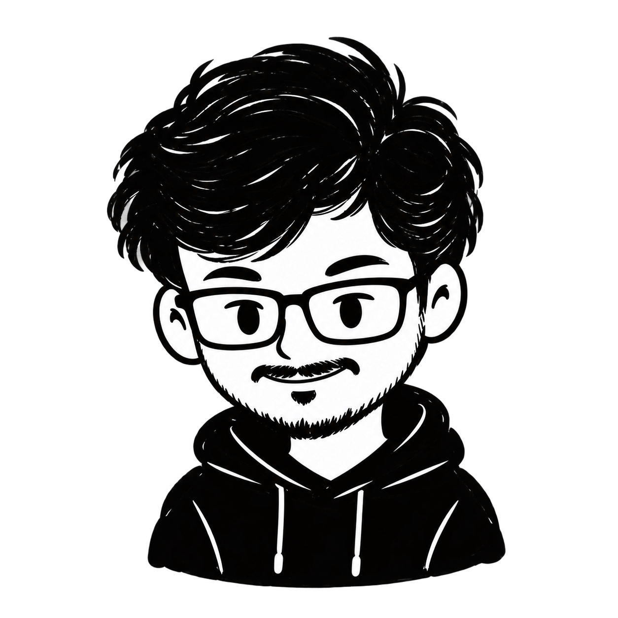 Illustrated portrait of Harshwardhan Fartale